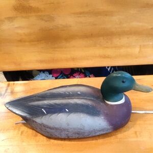 Herter's Mallard Plastic Duck Decoy With Weight On The Bottom Vintage